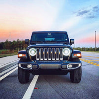 ORACLE Lighting Oracle Oculus Bi-LED Projector Headlights for Jeep JL/Gladiator JT - Matte Black - 5500K - Lights