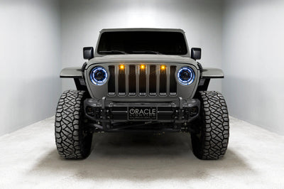 ORACLE Lighting Oracle Oculus Bi-LED Projector Headlights for Jeep JL/Gladiator JT - ColorSHIFT w/ Simple Controller