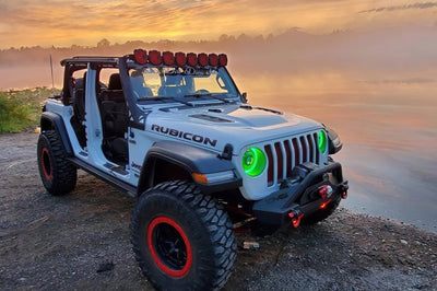 ORACLE Lighting Oracle Oculus Bi-LED Projector Headlights for Jeep JL/Gladiator JT - ColorSHIFT w/ Simple Controller