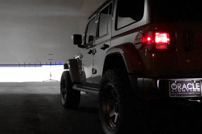 ORACLE Lighting Oracle Oculus Bi-LED Projector Headlights for Jeep JL/Gladiator JT - ColorSHIFT 2 - Lights