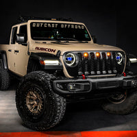 ORACLE Lighting Oracle Pre-Runner Style LED Grille Kit for Jeep Gladiator JT - Amber - Lights
