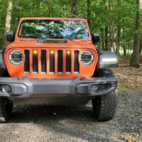 ORACLE Lighting Oracle Pre-Runner Style LED Grille Kit for Jeep Gladiator JT - Amber - Lights