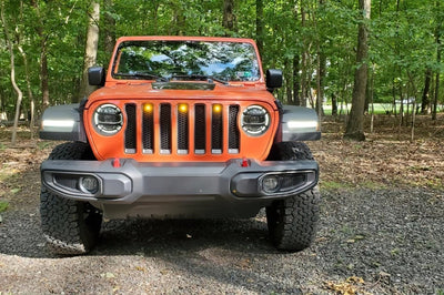 ORACLE Lighting Oracle Pre-Runner Style LED Grille Kit for Jeep Gladiator JT - Amber - Lights