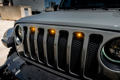 ORACLE Lighting Oracle Pre-Runner Style LED Grille Kit for Jeep Gladiator JT - Amber - Lights