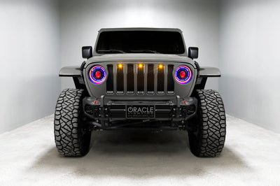 ORACLE Lighting Oracle Pre-Runner Style LED Grille Kit for Jeep Gladiator JT - Amber - Lights