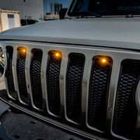 ORACLE Lighting Oracle Pre-Runner Style LED Grille Kit for Jeep Wrangler JL - Amber - Lights