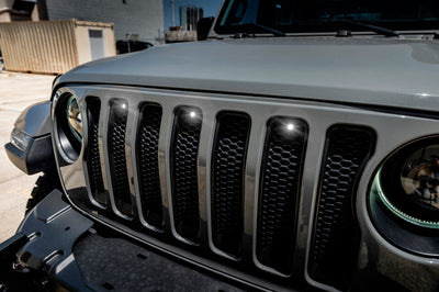 ORACLE Lighting Oracle Pre-Runner Style LED Grille Kit for Jeep Wrangler JL - White - Lights