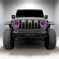 ORACLE Lighting Oracle Pre-Runner Style LED Grille Kit for Jeep Wrangler JL - White - Lights
