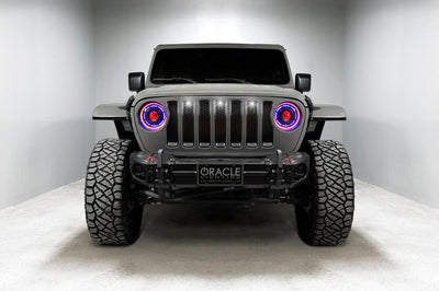 ORACLE Lighting Oracle Pre-Runner Style LED Grille Kit for Jeep Wrangler JL - White - Lights