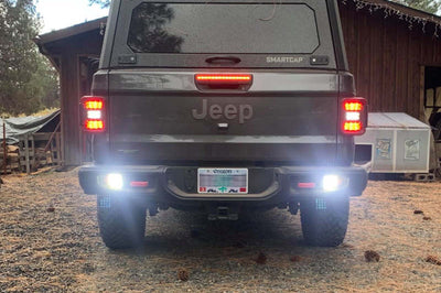 ORACLE Lighting Oracle Rear Bumper LED Reverse Lights for Jeep Gladiator JT - 6000K