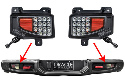 ORACLE Lighting Oracle Rear Bumper LED Reverse Lights for Jeep Gladiator JT - 6000K