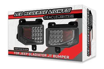 ORACLE Lighting Oracle Rear Bumper LED Reverse Lights for Jeep Gladiator JT w/ Plug & Play Harness - 6000K