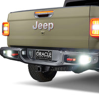 ORACLE Lighting Oracle Rear Bumper LED Reverse Lights for Jeep Gladiator JT w/ Plug & Play Harness - 6000K