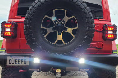 ORACLE Lighting Oracle Rear Bumper LED Reverse Lights for Jeep Wrangler JL - 6000K
