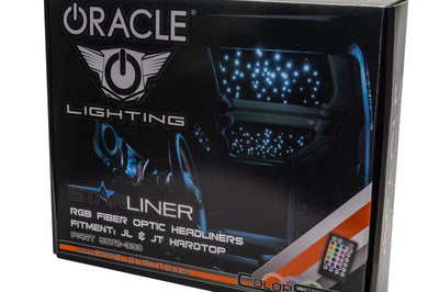 ORACLE Lighting Oracle StarLINER Fiber Optic Hardtop Headliner for Wrangler JL/Gladiator JT - ColorSHIFT - Lights