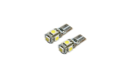 ORACLE Lighting Oracle T10 5 LED 3 Chip SMD Bulbs (Pair) - Cool White - Lights
