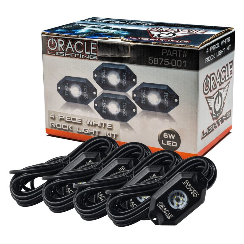 ORACLE Lighting Oracle Underbody Wheel Well Rock Light Kit - White (4PCS) - 5000K - Lights