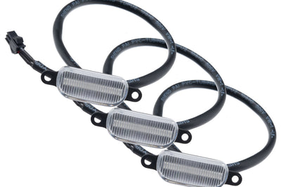 ORACLE Lighting Oracle Universal Pre-Runner Style LED Grill Light Kit (New Style) - Amber w/Clear Lens - Lights