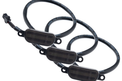 ORACLE Lighting Oracle Universal Pre-Runner Style LED Grill Light Kit (New Style) - Amber w/Tinted Lens - Lights