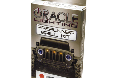 ORACLE Lighting Oracle Universal Pre-Runner Style LED Grill Light Kit (New Style) - Amber w/Tinted Lens - Lights