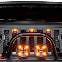 ORACLE Lighting Oracle Universal Pre-Runner Style LED Grill Light Kit (New Style) - Amber w/Tinted Lens - Lights