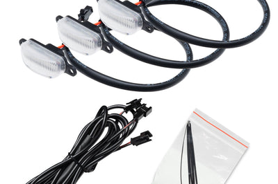 ORACLE Lighting Oracle Universal Pre-Runner Style LED Grill Light Kit (New Style) - Amber w/Clear Lens - Lights