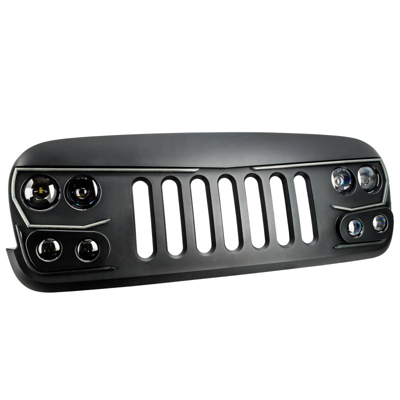 ORACLE Lighting Oracle VECTOR Series Full LED Grille - Jeep Wrangler JK - NA - Lights