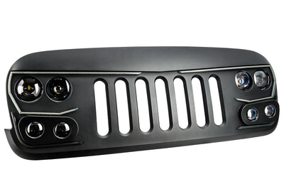 ORACLE Lighting Oracle VECTOR Series Full LED Grille - Jeep Wrangler JK - NA - Lights