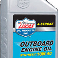 Lucas Outboard Engine Oil Synthetic 10w-40 1qt - Watercraft Collection