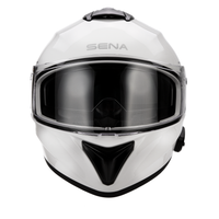 Sena Outforce Full Face Helmet Bluetooth Matte Black Xl - White / 2X-Large - Apparel Collection