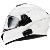 Sena Outforce Full Face Helmet Bluetooth Matte Black Xl - White / 2X-Large - Apparel Collection