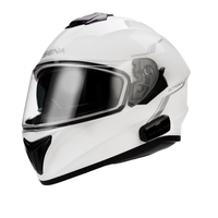 Sena Outforce Full Face Helmet Bluetooth Matte Black Xl - White / 2X-Large - Apparel Collection