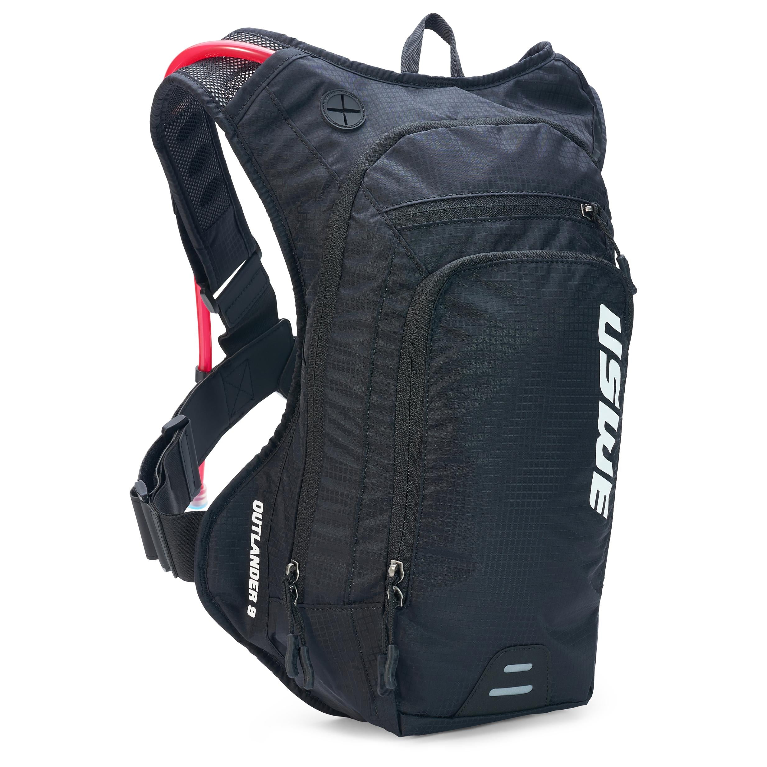 Uswe Outlander 9 Hydration System Factory Orange 3.0l - Carbon Black - Bicycle Collection
