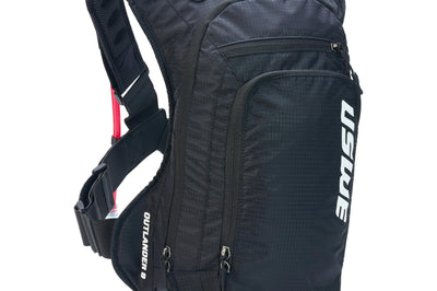 Uswe Outlander 9 Hydration System Factory Orange 3.0l - Carbon Black - Bicycle Collection