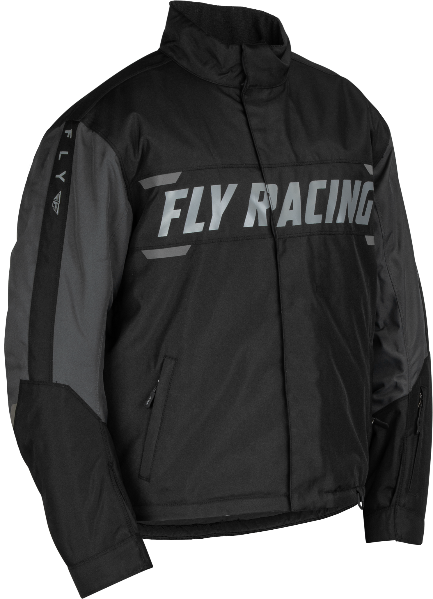 Fly Racing Outpost Jacket Obskura Skyfall Xl - Black/Grey / 2X-Large - Apparel Collection