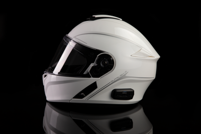 Sena Outrush R Flip-up Helmet Matte Black Xl - White / Medium - Apparel Collection