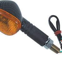 Fire Power Oval Marker Light Rear Black - Carbon - Street Collection