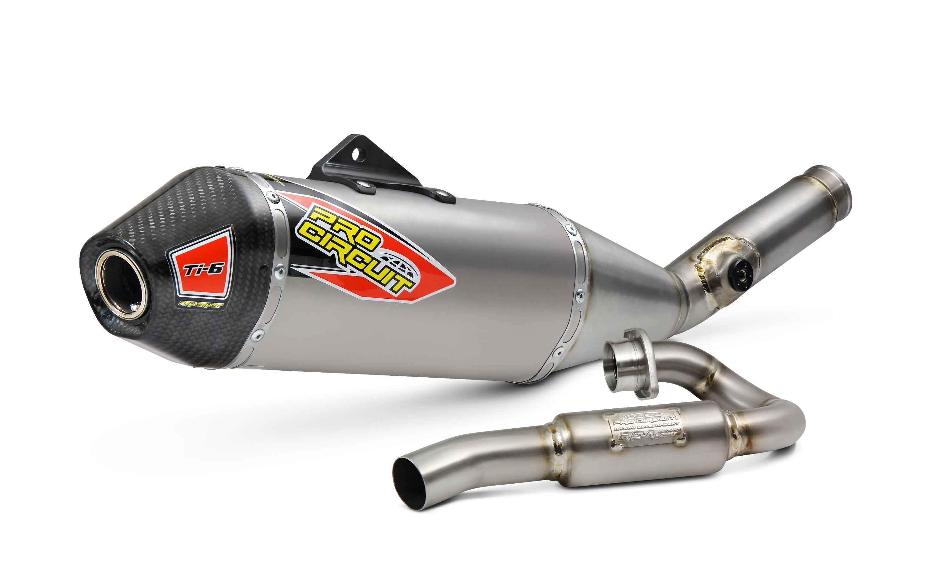 Pro Circuit P/c Ti-6 Exhaust System W/carbon Cap - Offroad Collection