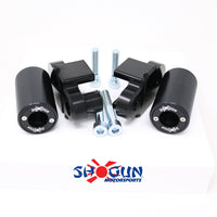 SHOGUN Pa2 Frame Sliders No Cut Black Kaw