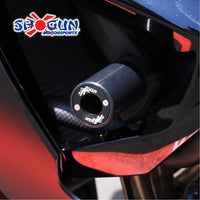 SHOGUN Pa2 Frame Sliders No Cut Black Kaw