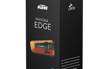 Cardo Packtalk Edge Single Ktm Edition - Orange/Black - Apparel Collection