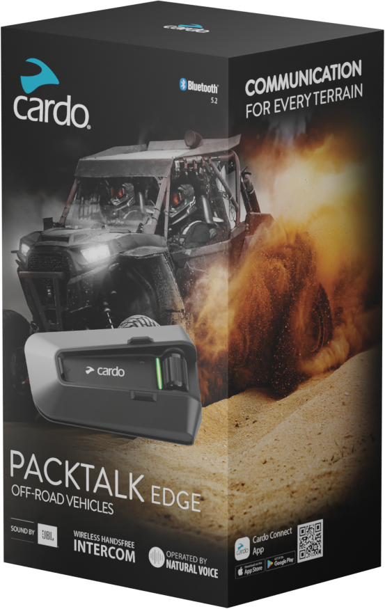 Cardo Packtalk Edge Single Orv Edition - Apparel Collection