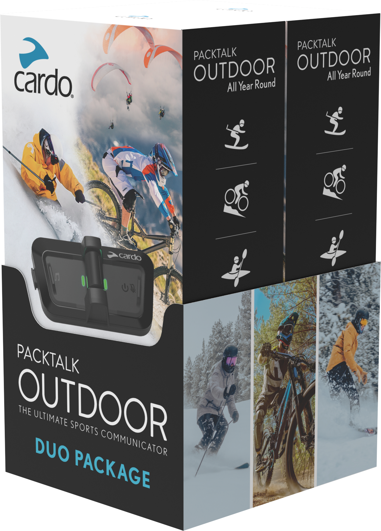 CARDO Packtalk Outdoor Duo Black