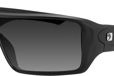 Bobster Paragon Sunglasses Clear W/blue Mirror Lens - Matte Black - Harddrive Products