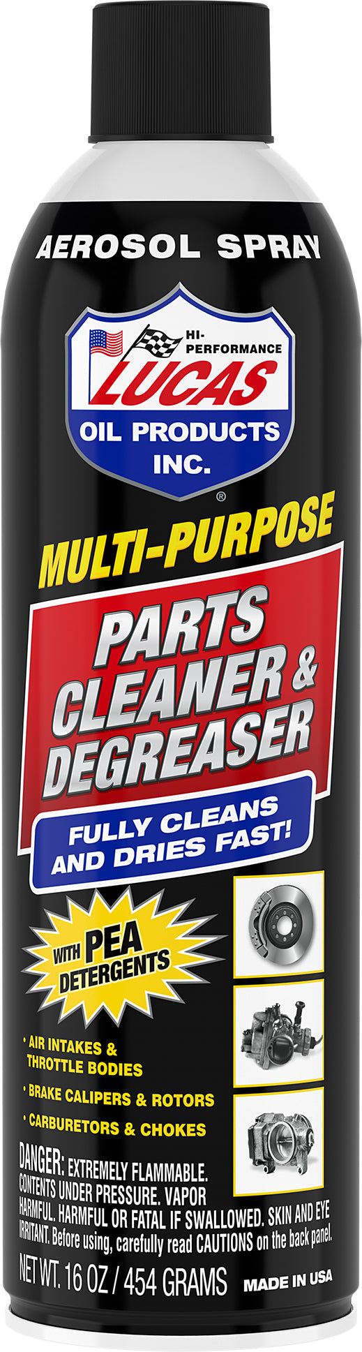 Lucas Parts Cleaner And Degreaser 16oz 12/case - Harddrive Products