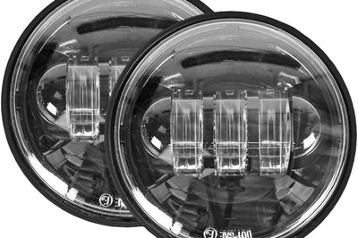 Cyron Passing Lamps 4.5’’ Black Harley - Harddrive Products