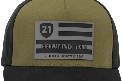 Highway 21 Patriot Hat Green/black Sm/md - Harddrive Products