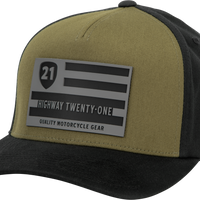 Highway 21 Patriot Hat Green/black Sm/md - Green/Black / Large - X-Large - Harddrive Products