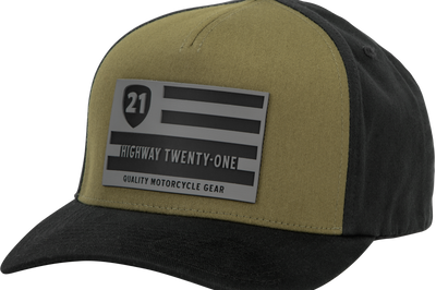 Highway 21 Patriot Hat Green/black Sm/md - Green/Black / Large - X-Large - Harddrive Products