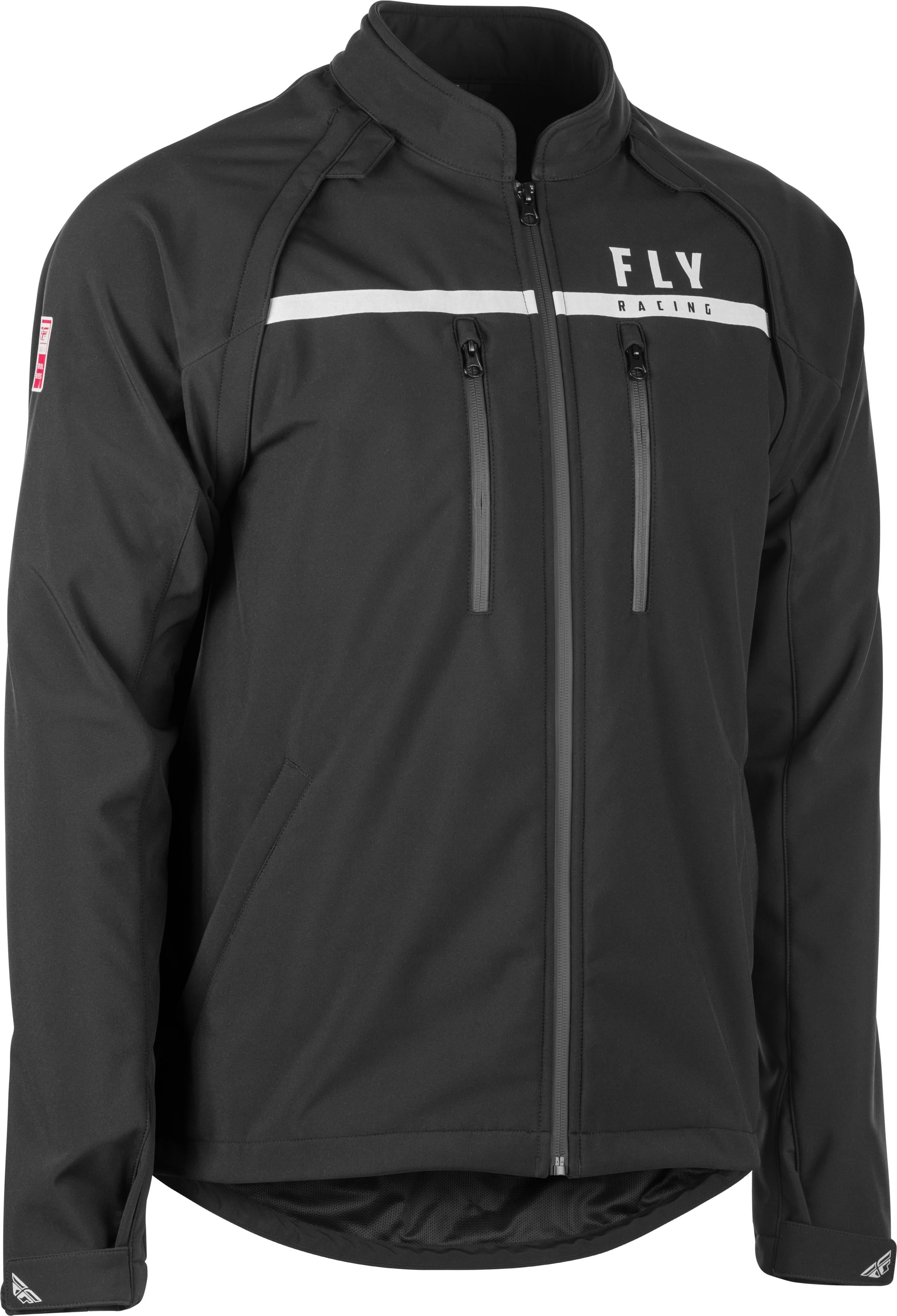 Fly Racing Patrol Jacket Grey Xl - Black / 2X-Large - Gear